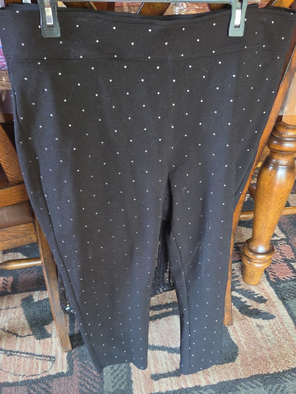 Peter Nygard Black Slims Pants